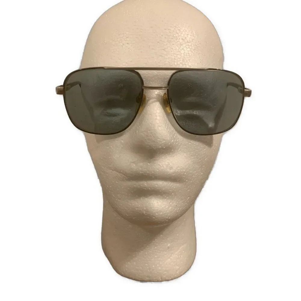 Zimco Hendrick Unisex Vintage Black Silver Metal Aviator Sunglasses #25